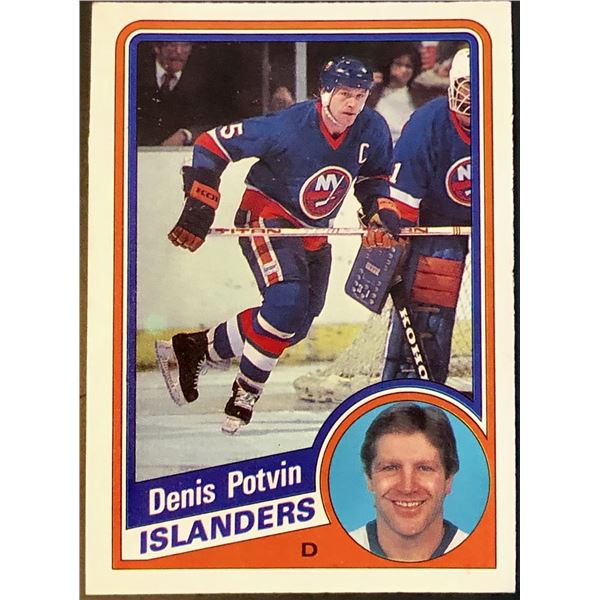 1984-85 O-PEE-CHEE DENIS POTVIN (HOF)