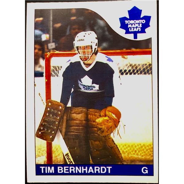 1985-86 O-PEE-CHEE TIM BERNHARDT ROOKIE CARD