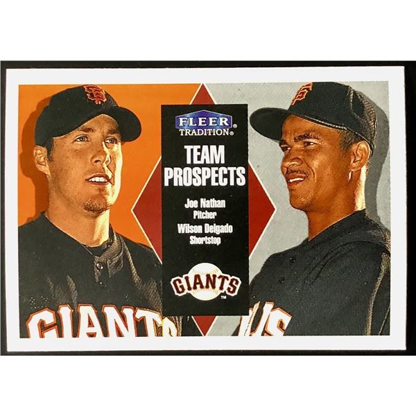 2000 FLEER JOE NATHAN ROOKIE CARD