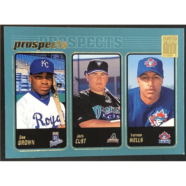 2001 TOPPS VERNON WELLS ROOKIE CARD