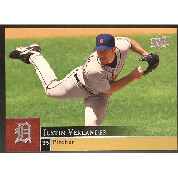 2009 UPPER DECK JUSTIN VERLANDER