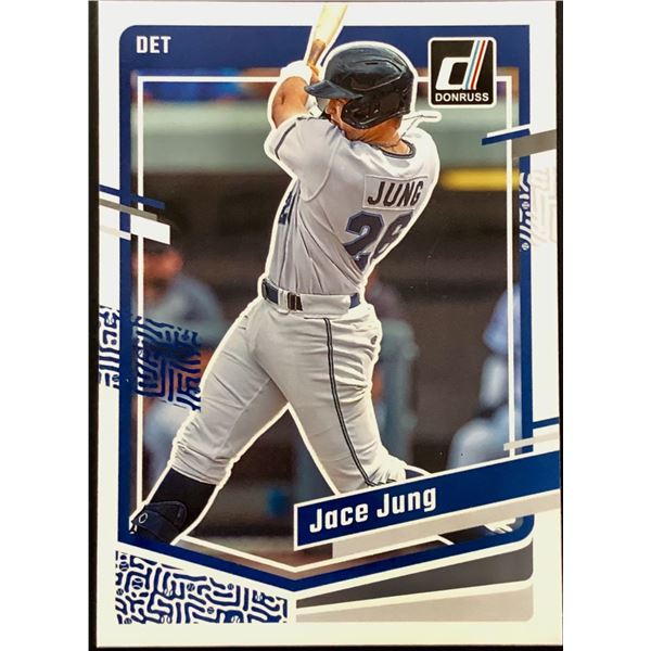 2023 DONRUSS JACE JUNG ROOKIE CARD