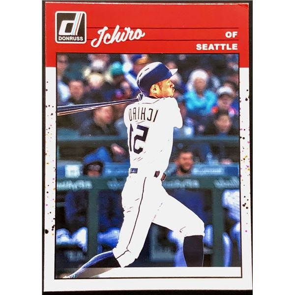 2023 DONRUSS RETRO ICHIRO SUZUKI (HOF) ERROR CARD