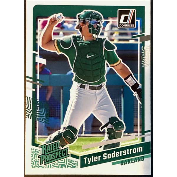2023 DONRUSS TYLER SODERSTROM ROOKIE CARD