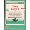Image 2 : 2023 DONRUSS YELLOW FLASH EVAN CARTER ROOKIE CARD