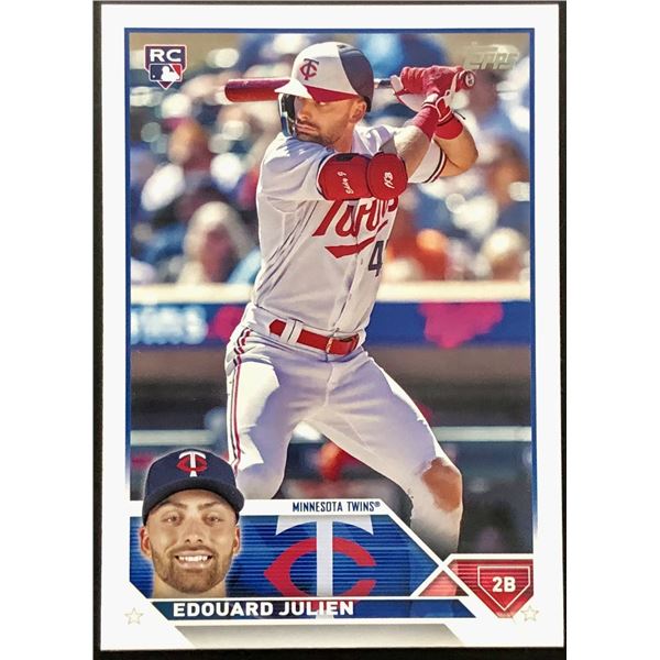2023 TOPPS EDOUARD JULIEN ROOKIE CARD