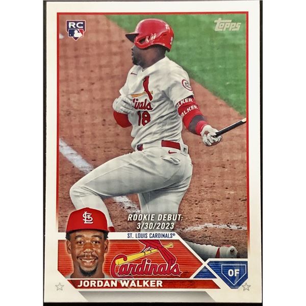 2023 TOPPS JORDAN WALKER ROOKIE CARD