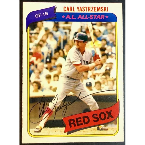 1980 O-PEE-CHEE CARL YASTRZEMSKI (HOF)