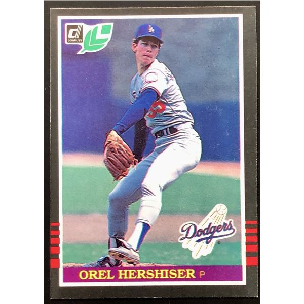 1985 LEAF OREL HERSHISER (HOF) ROOKIE CARD