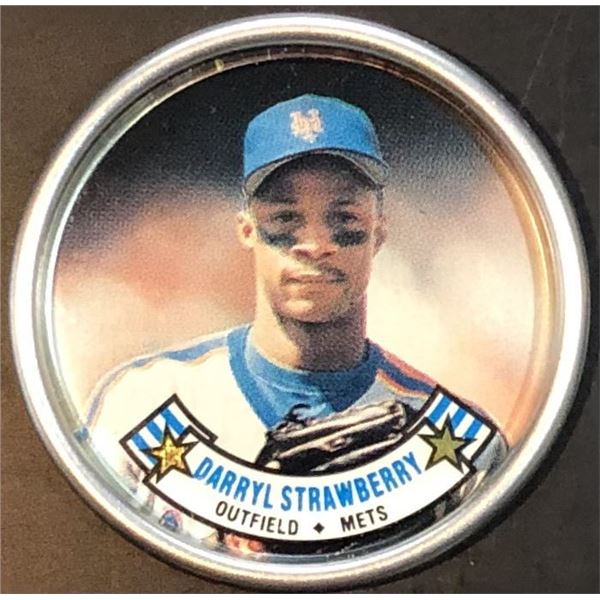1987 TOPPS COIN - DARRYL STRAWBERRY