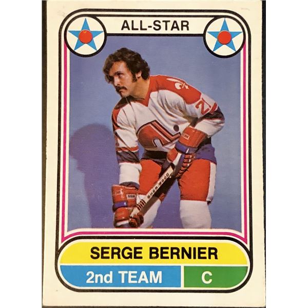 1975-76 WHA O-PEE-CHEE SERGE BERNIER