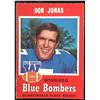 Image 1 : 1971 O-PEE-CHEE CFL DON JONAS (HOF)
