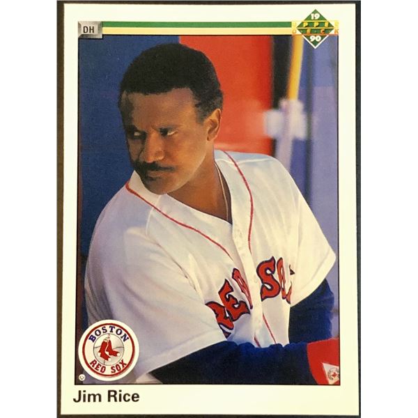 1990 UPPER DECK JIM RICE (HOF)