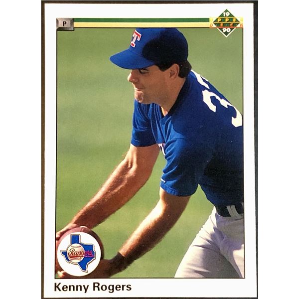1990 UPPER DECK KENNY ROGERS ROOKIE CARD