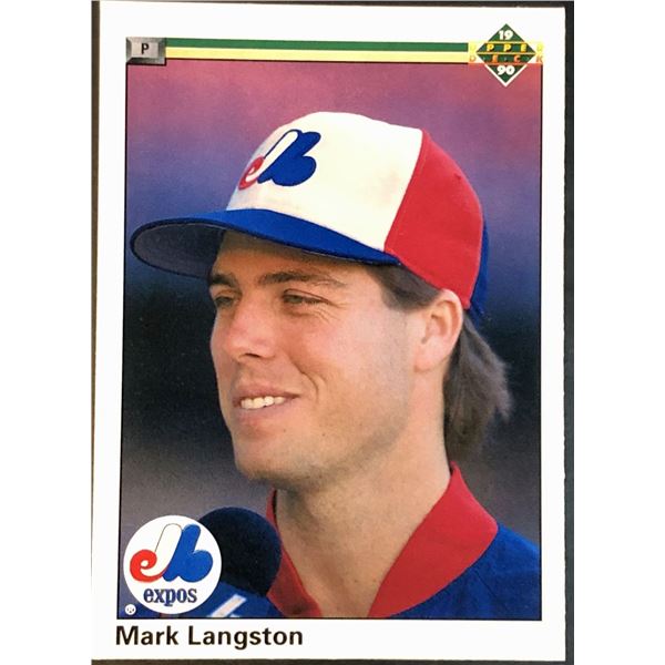 1990 UPPER DECK MARK LANGSTON