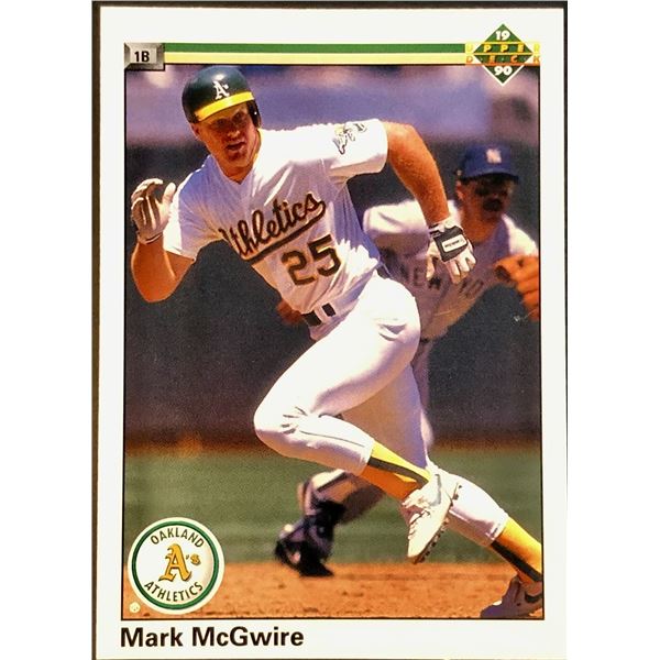 1990 UPPER DECK MARK McGWIRE