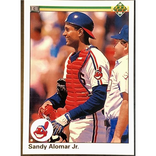 1990 UPPER DECK SANDY ALOMAR JR. ROOKIE CARD
