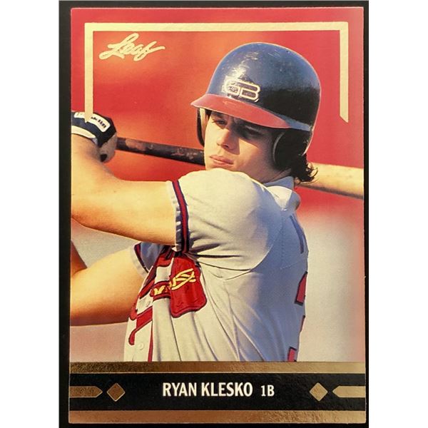 1991 LEAF RYAN KLESKO ROOKIE CARD