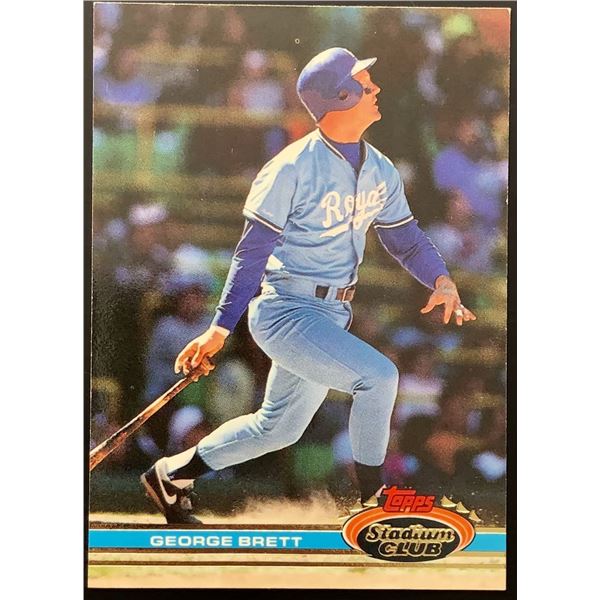 1991 TOPPS STADIUM CLUB GEORGE BRETT (HOF)