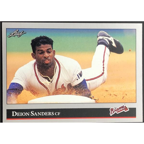 1992 LEAF DEION SANDERS