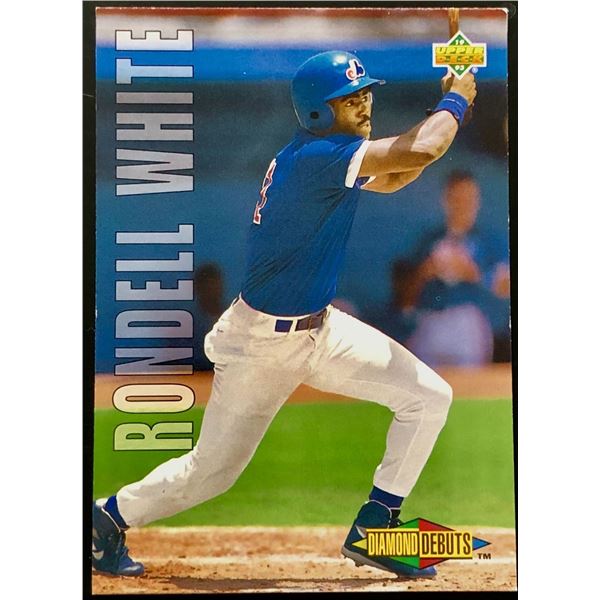 1993 UPPER DECK RONDELL WHITE ROOKIE CARD