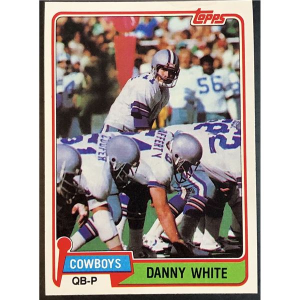 1981 TOPPS DANNY WHITE