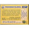 Image 2 : 1982 TOPPS FREEMAN McNEIL ROOKIE CARD