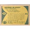 Image 2 : 1989 TOPPS BENNIE BLADES ROOKIE CARD