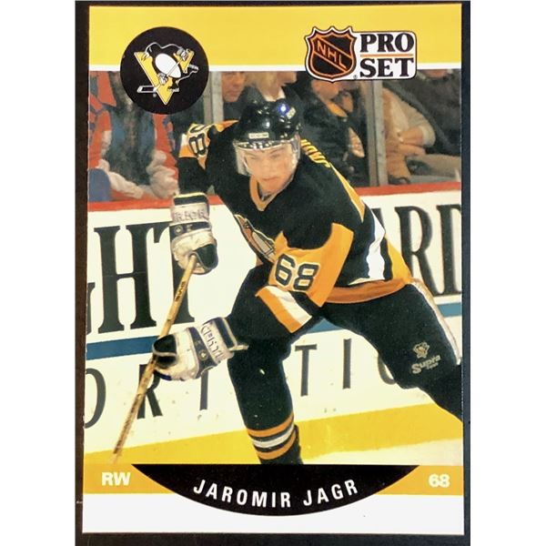 1990-91 PRO SET JAROMIR JAGR (HOF) ROOKIE CARD