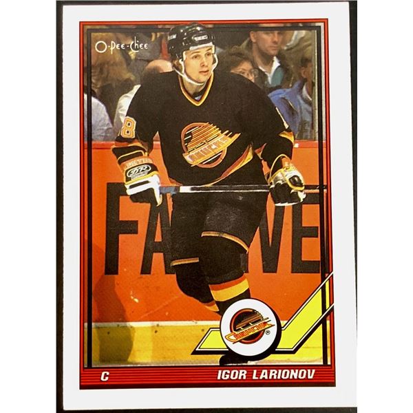 1991-92 O-PEE-CHEE IGOR LARIONOV (HOF)
