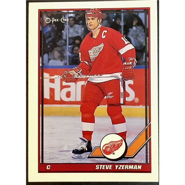 1991-92 O-PEE-CHEE STEVE YZERMAN (HOF)