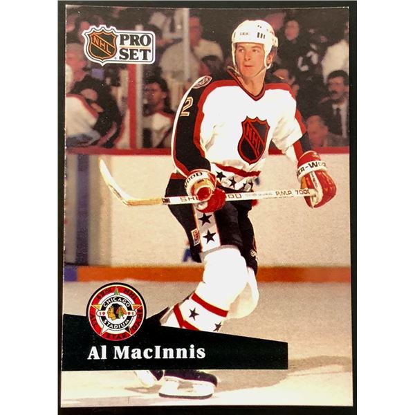 1991-92 PRO SET AL MacINNIS (HOF)
