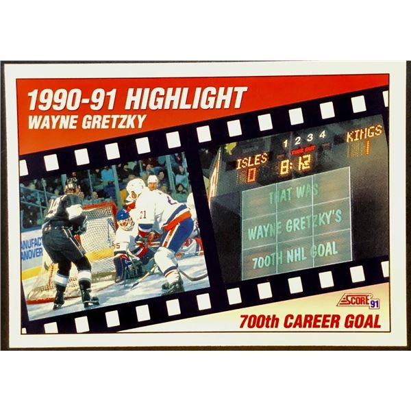 1991-92 SCORE WAYNE GRETZKY (HOF)