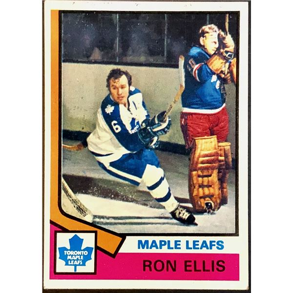 1974-75 NHL TOPPS RON ELLIS (HOF)
