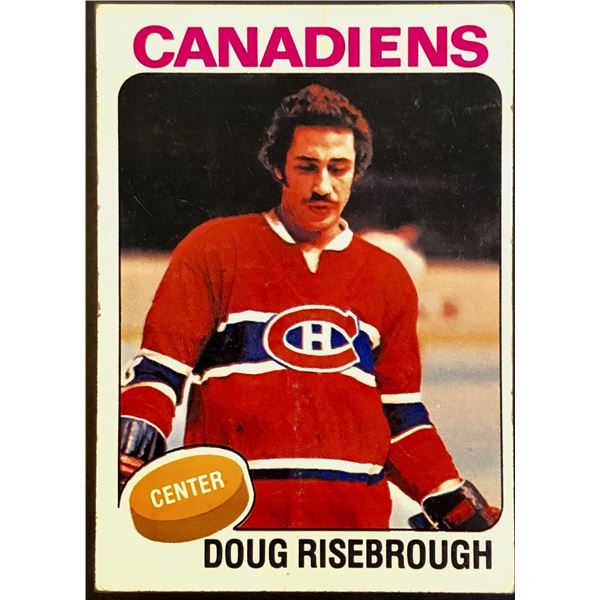 1975-76 NHL TOPPS DOUG RISEBROUGH ROOKIE CARD