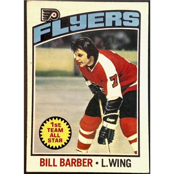 1976-77 NHL O-PEE-CHEE BILL BARBER (HOF)