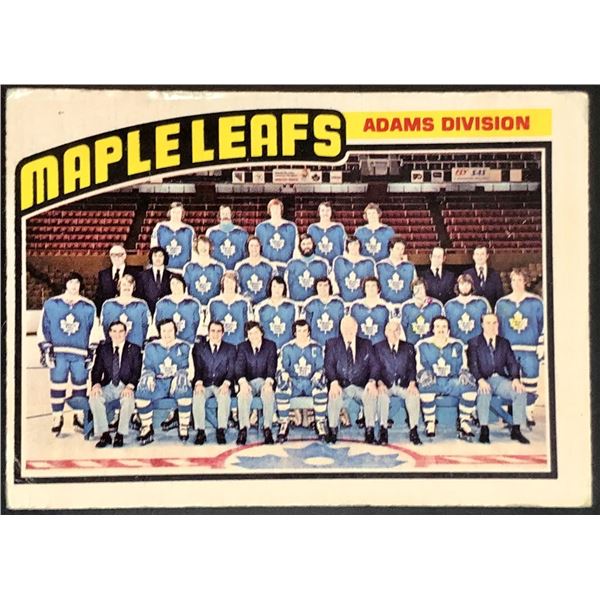 1976-77 NHL O-PEE-CHEE TORONTO MAPLE LEAFS
