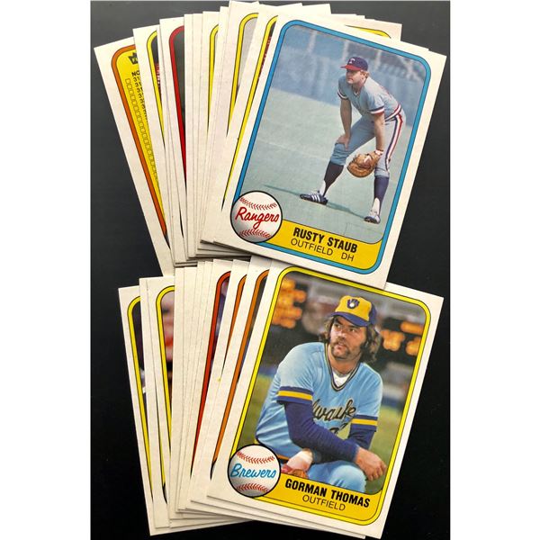 1981 FLEER BASEBALL COLLECTION (25)