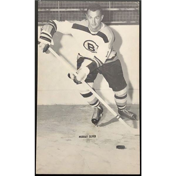 1964 BOSTON BRUINS J.D. McCARTHY POSTCARD - MURRAY OLIVER