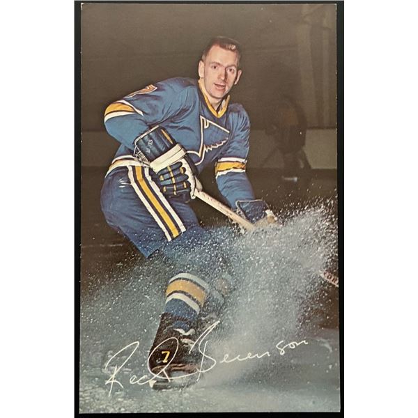 1968 ST. LOUIS BLUES POSTCARD - RED BERENSON