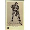 Image 1 : TORONTO MAPLE LEAFS TEAM ISSUED POSTCARD - GARRY MONAHAN - SIGNED