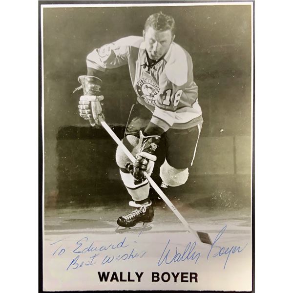 WALLY BOYER J.D. McCARTHY SIGNED POSTCARD