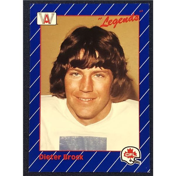 1991 AW SPORTS CFL DIETER BROCK (HOF)