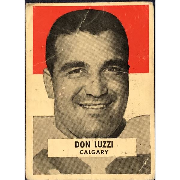 1959 WHEATIES CFL DON LUZZI (HOF)