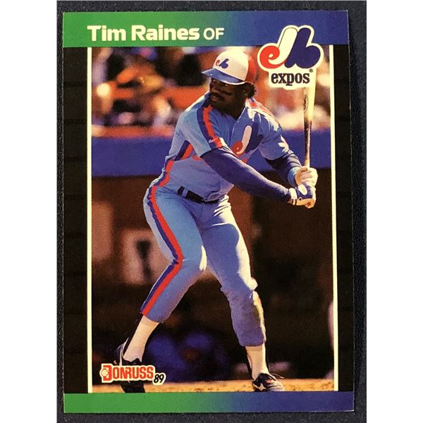 1989 DONRUSS TIM RAINES (HOF)