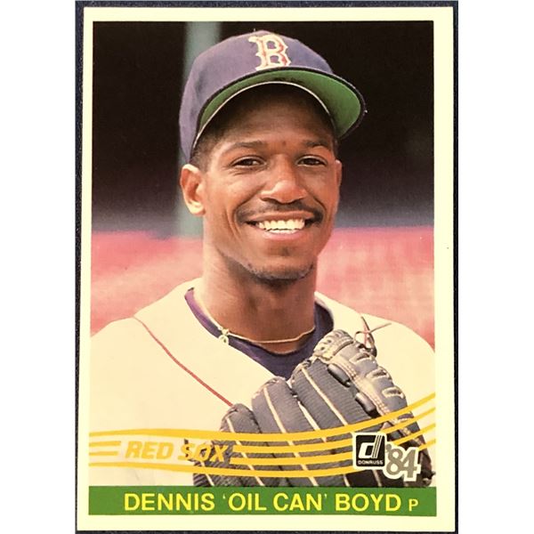 1984 DONRUSS OIL CAN BOYD ROOKIE CARD