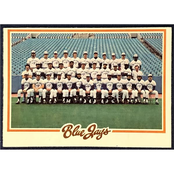 1978 O-PEE-CHEE TORONTO BLUE JAYS