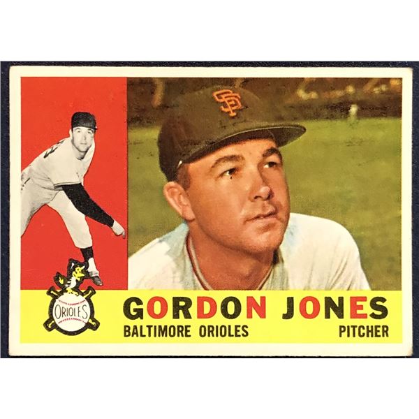 1960 TOPPS GORDON JONES