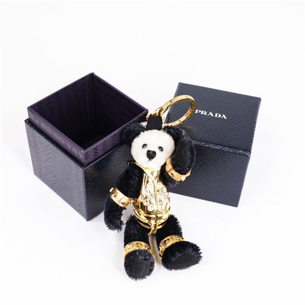 Very Rare Collectible Prada Panda Bag Charm New with Box way better than Labubu :)