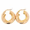 Image 2 : 14K Yellow Gold Italian Huggies